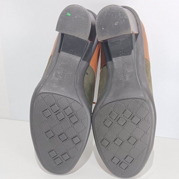 Naturalizer "Kissie", lace-up Oxford stacked heeled shoe, size 7W - Picture 5 of 7